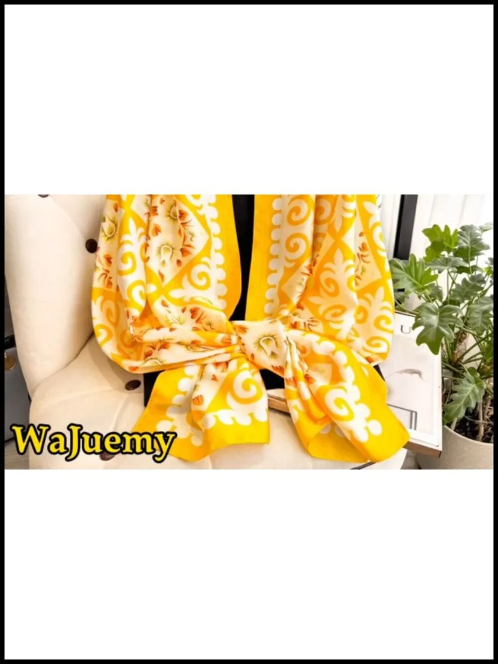Lightweight Floral Satin Scarf Shawl Wraps for Women